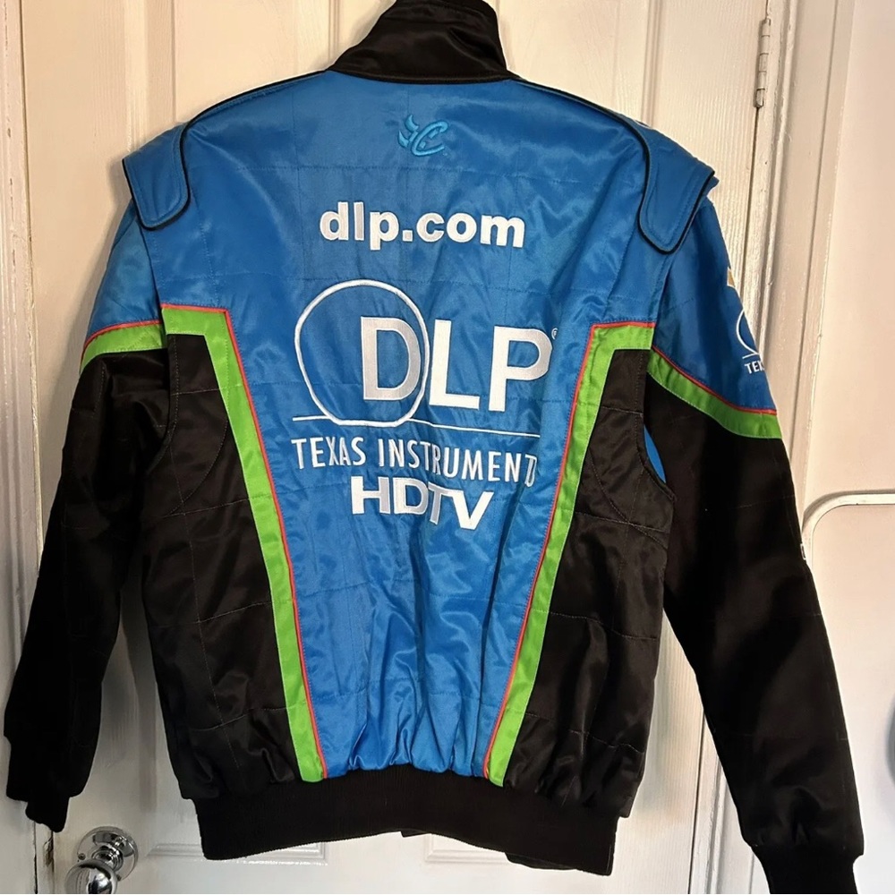 RARE chase authentics DLP Texas SIGNED tony raines NASCAR jacket mens m 2006 - Picture 6 of 8
